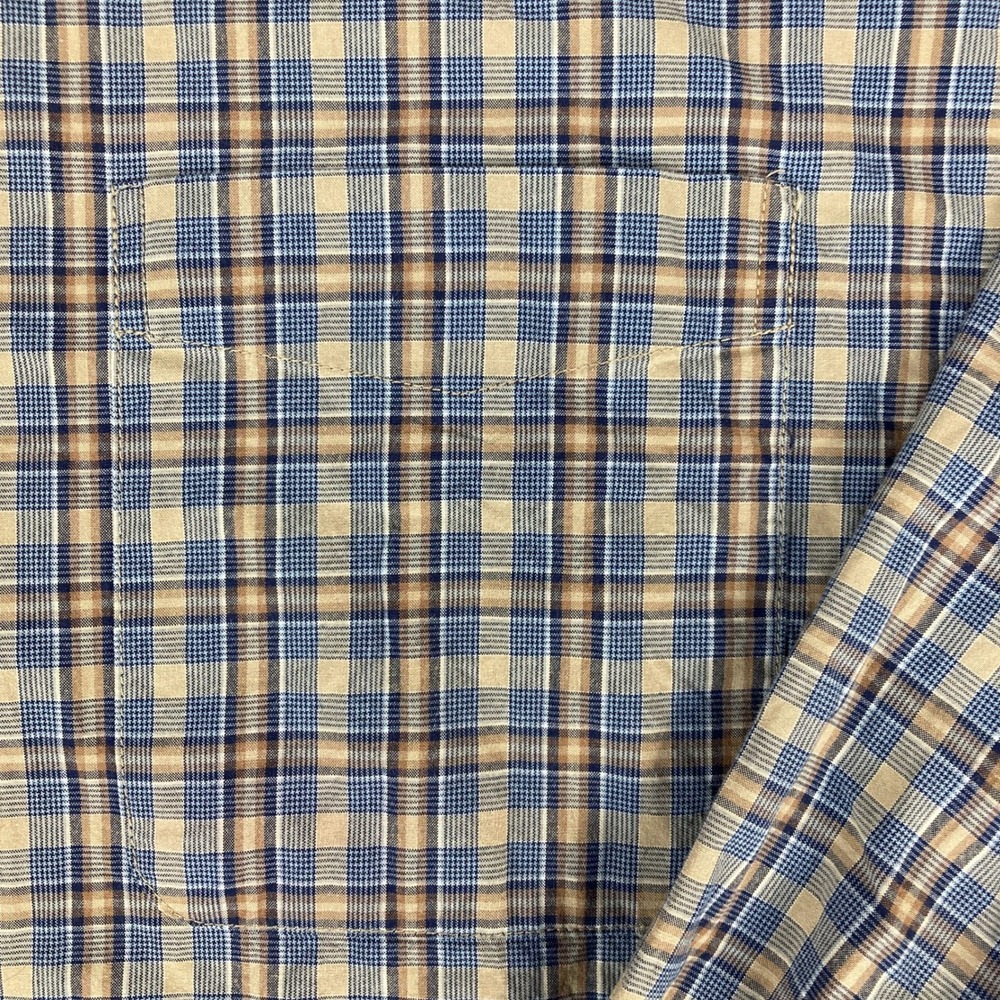 Lyle & Scott Scotland Men's Plaid Button Down Shirt Size L 100% Combed Cotton - Picture 4 of 10